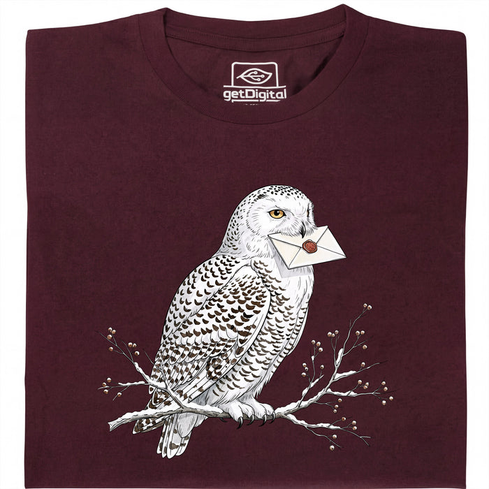 Owl Courier - Main view T-Shirt Dark Red