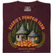 Magical Pumpkin Farm - Vista principal Camiseta Rojo Oscuro