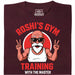 Entrenamiento con el Maestro (Colorizado) - Vista principal Camiseta Rojo Oscuro