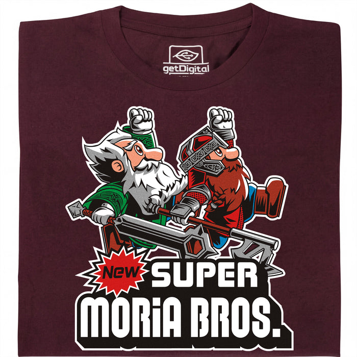 Super Moria Bros - Main view T-Shirt Dark Red