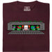 IT vs. Turtles - Vue principale T-Shirt Rouge Foncé