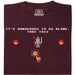Take this Hobbit - Vue de face T-Shirt Rouge Foncé