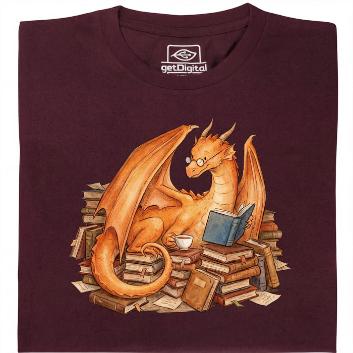 Story Keeper - Hoofdweergave T-Shirt Donkerrood