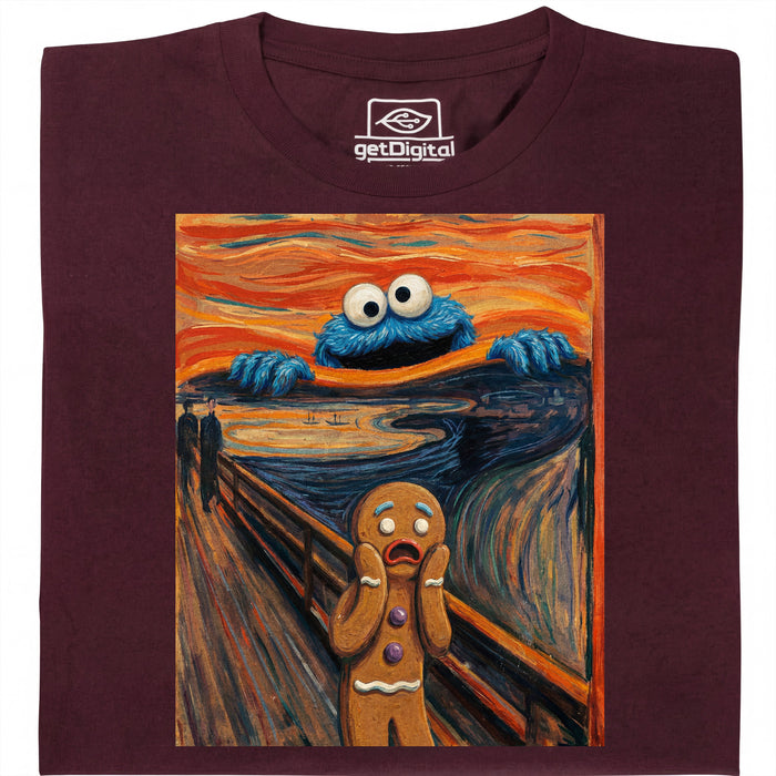 The Scream - Cookie Monster Edition - Main view T-Shirt Dark Red
