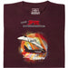 P.M. Magazine 3/1984 Aircraft like Rocket - Main view T-Shirt Dark Red