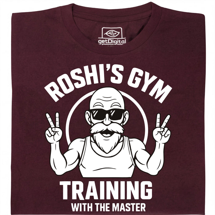 Training with the Master  - Vista principal Camiseta Rojo Oscuro