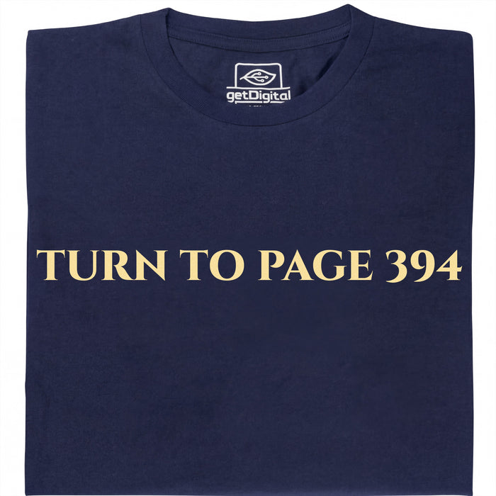 Turn To Page 394 - Vista principal Camiseta Azul Marino
