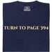 Turn To Page 394 - Vista principal Camiseta Azul Marino