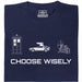 Choose Your Time Machine - Vista principal Camiseta Azul Marino