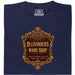 Ollivanders Wand Shop - Vista principale T-shirt Blu Navy