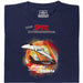 P.M. Magazine 3/1984 Aircraft like Rocket - Main view T-Shirt Navy Blue