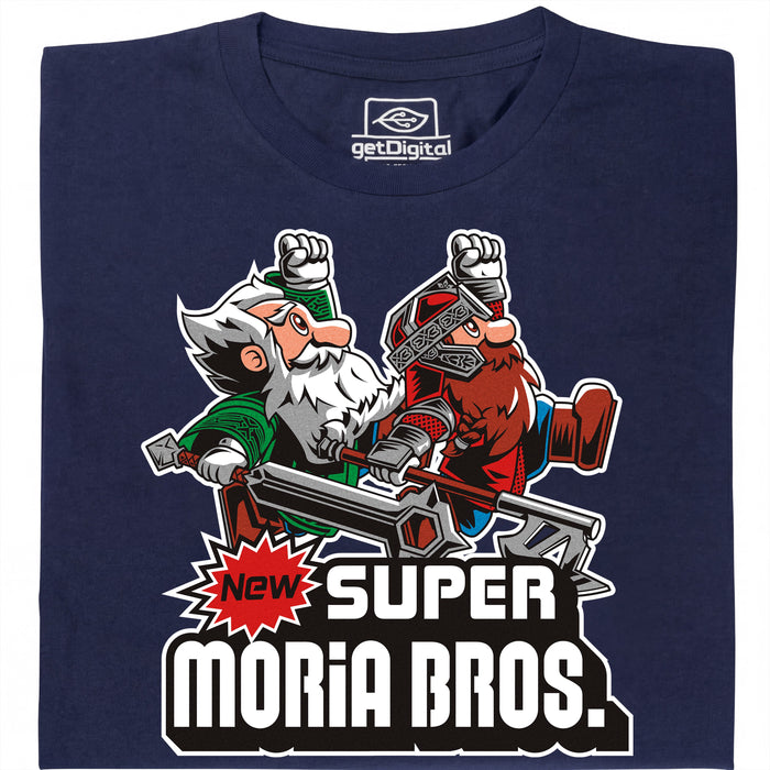 Super Moria Bros - Main view T-Shirt Navy Blue