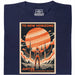 To New Horizons - Vista principale T-shirt Blu navy