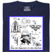 Tutto è Eretico! - Vista Principale T-Shirt Blu Navy