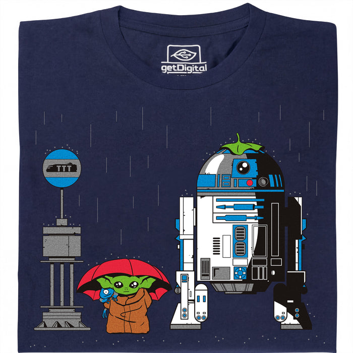 My Neighbour R2D2 - Vista principale T-Shirt Blu Navy