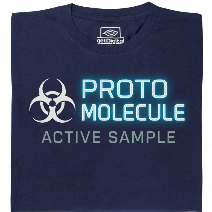 Protomolecule - Active Sample - Main view T-shirt Navy Blue