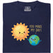You Make My Day - Main view T-shirt Navy Blue
