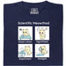 Scientific Meowthod - Hoofdweergave T-shirt Marineblauw