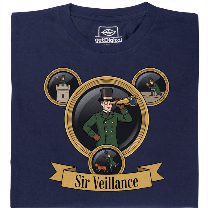 Sir Veillance - Vista principal Camiseta Azul Marino