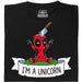 I'm a Unicorn - Hauptansicht T-Shirt Schwarz
