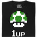 Shroom UP - Hauptansicht T-Shirt Schwarz