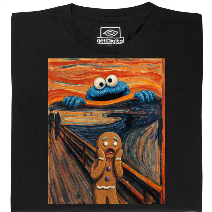 The Scream - Cookie Monster Edition - Main view T-Shirt Black