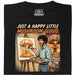 Happy Little Mushroom Cloud - Vista principal Camiseta Negro