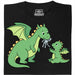 Dragon Parenting - Vista principale T-Shirt Nero
