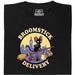 Broomstick Delivery - Il Gatto Prende in Mano il Servizio di Consegna - Veduta principale T-Shirt Nero