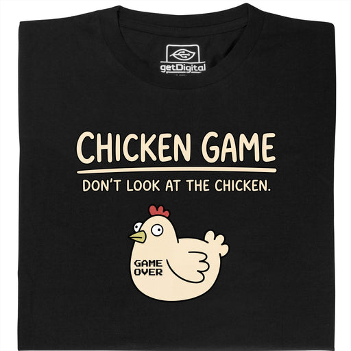 Chicken Game - Vue principale T-Shirt Noir