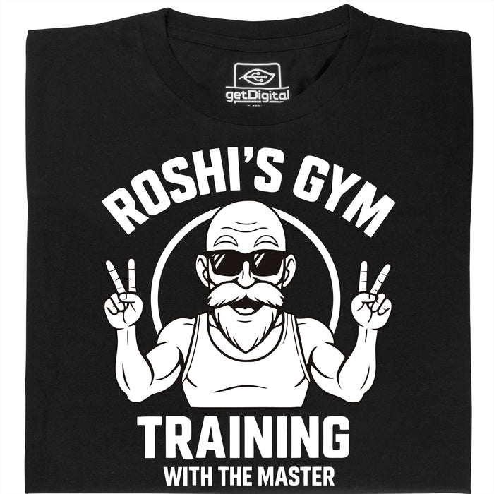 Training with the Master  - Vista principal Camiseta Negra