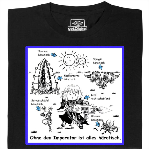 Tutto è Eretico! - Vista Principale T-Shirt Nero