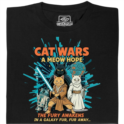 Cat Wars - A Meow Hope - Main view T-Shirt Black