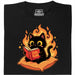 Gatto Nero Legge "Evil Plans" - Piani Malvagi con Stile - Vista Principale T-Shirt Nero