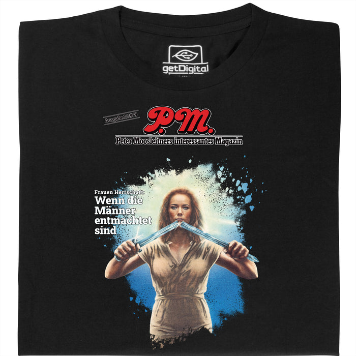 P.M. Magazine 1/1979 Pouvoir des Femmes - Vue principale T-Shirt Noir