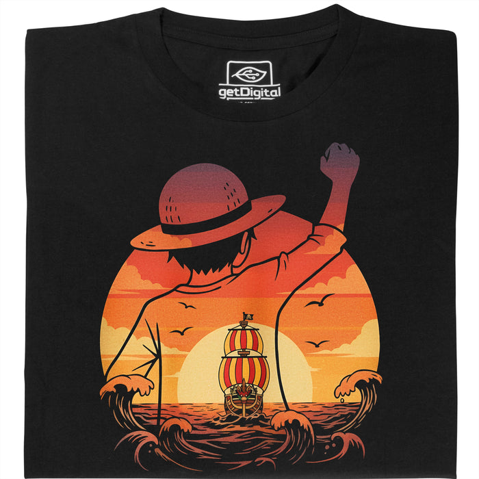 Chase the Horizon - Toujours à la poursuite des nuages - Vue principale T-Shirt Noir