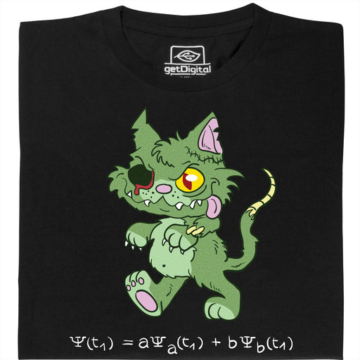 Il Gatto di Schrödinger - Edizione Zombie - Vista principale T-Shirt Nero