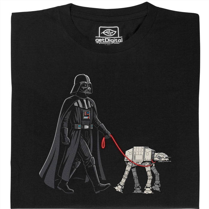 Walk the Walker - Vooraanzicht T-Shirt Zwart