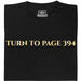 Turn To Page 394 - Vista principal Camiseta Negro