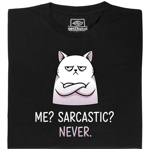 Definitely not sarcasm - Vista principale T-Shirt Nero