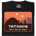 Where Adventure Begins - Vista principale T-shirt Nero