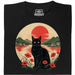 Sunset Cat  - Vista principale T-Shirt Nero