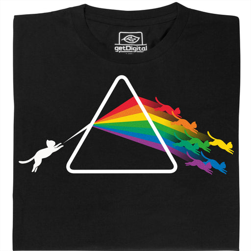Dark Side of the Cat - Vista principale T-Shirt Nero