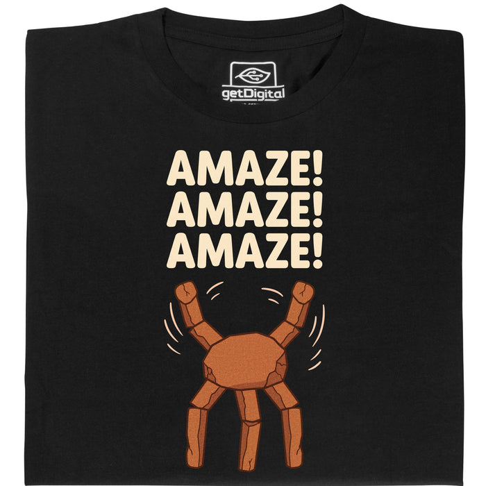 Amaze Amaze Amaze - Hauptansicht T-Shirt Schwarz