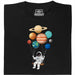 Cosmic Swing - Vista principale T-shirt Nero