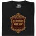 Ollivanders Wand Shop - Vista principale T-shirt Nero