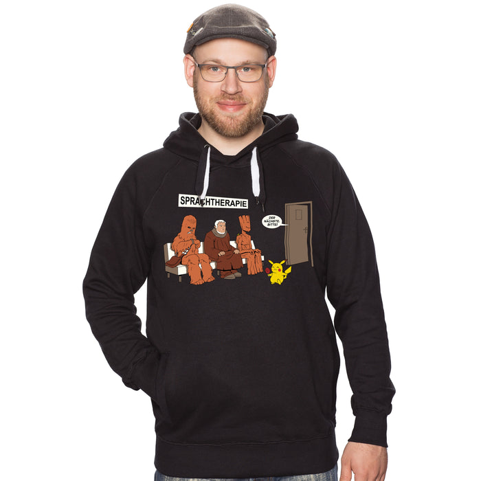 Sprachtherapie - Hoodie Mann Basti