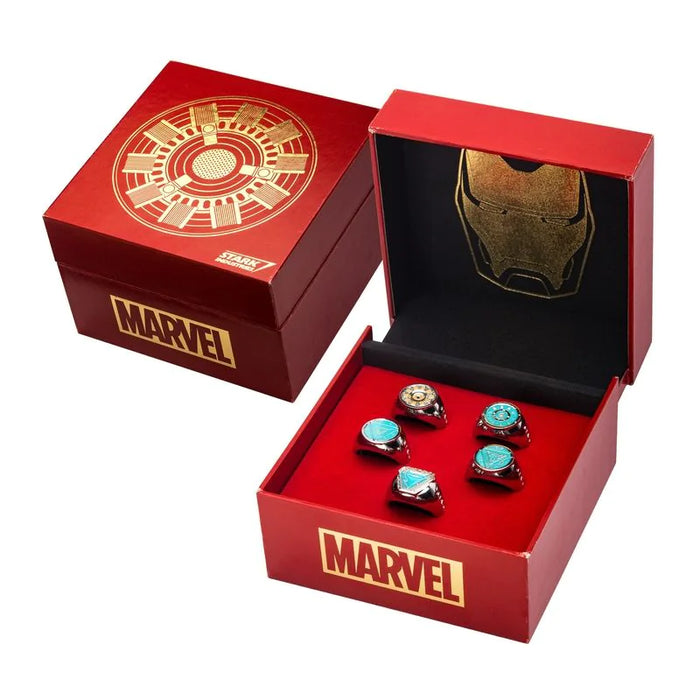 Iron Man Arc Reactor Ring-Set, 5 Ringe