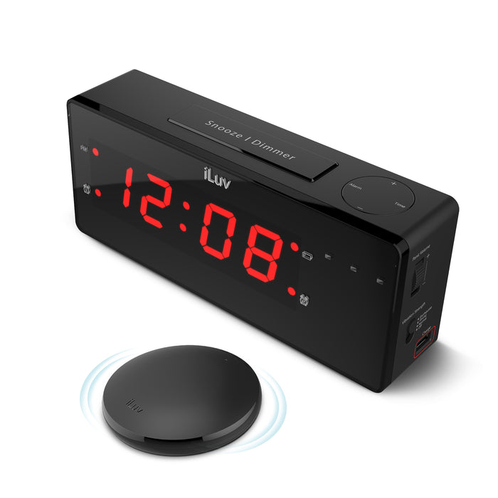 TimeShaker Boom Wecker mit 120 Dezibel und Vibrationsalarm