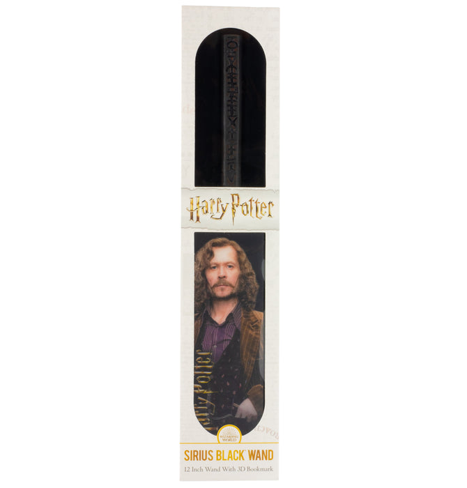 Harry Potter Zauberstab von Sirius Black mit 3D-Lesezeichen